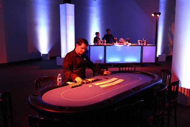 Empty Poker Table