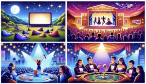 grad night entertainment options illustrated
