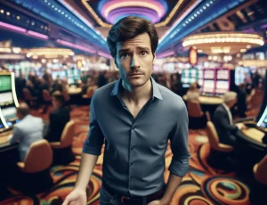 confused gambler